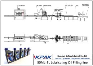 स्वचालित ML०ML-१L लुब्रिकेटिंग तेल भर्ने लाइन