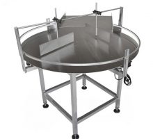 पूर्ण स्वचालित बोतल Unscrambler गतिशील रोटरी worktable